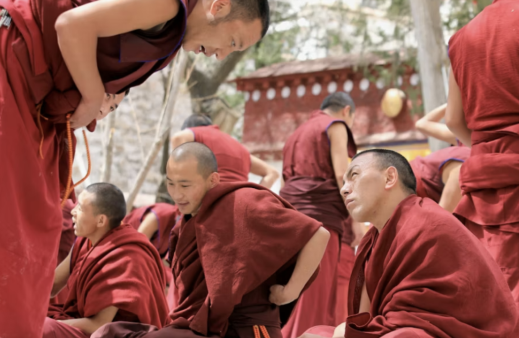 Monks debating